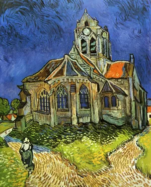 Church at Auvers also known as The Church at Auvers by Vincent van Gogh - Oil Painting Reproduction