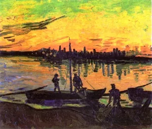 Coal Barges II painting by Vincent van Gogh