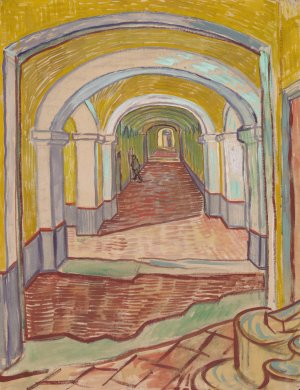 Corridor in the Asylum by Vincent van Gogh Oil Painting