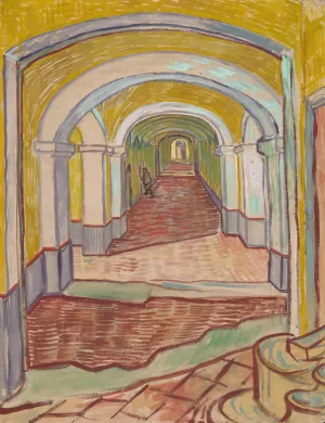 Corridor in the Asylum by Vincent van Gogh Oil Painting