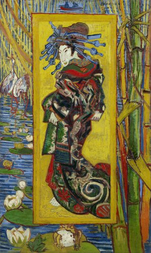 Courtesan- After Eisen by Vincent van Gogh Oil Painting