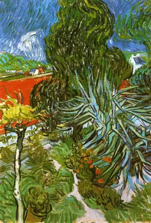Doctor Gauchet's Garden in Auvers by Vincent van Gogh - Oil Painting Reproduction