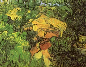 Entrance to a Quarry by Vincent van Gogh - Oil Painting Reproduction