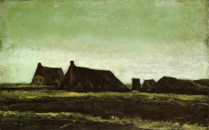 Farms by Vincent van Gogh - Oil Painting Reproduction