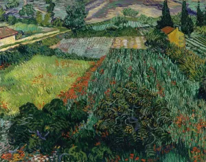 Field with Poppies by Vincent van Gogh Oil Painting