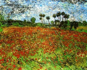 Field with Poppies painting by Vincent van Gogh