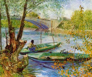 Fishing in the Spring, Pont de Clichy