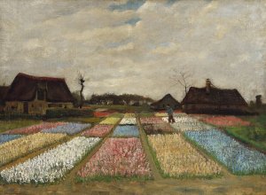 Flower Beds in Holland by Vincent van Gogh Oil Painting