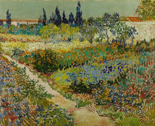 Garden at Arles by Vincent van Gogh - Hand-Painted Oil Painting Reproduction