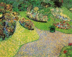 Garden in Auvers Oil painting by Vincent van Gogh