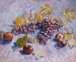 Grapes, Lemons, Pears, and Apples by Vincent van Gogh Oil Painting