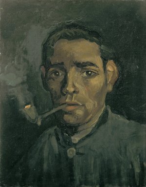 Head Of A Man by Vincent van Gogh Oil Painting