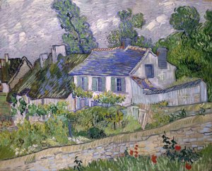Houses at Auvers by Vincent van Gogh Oil Painting