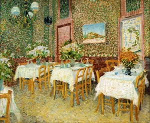 Interior of a Restaurant Oil painting by Vincent van Gogh