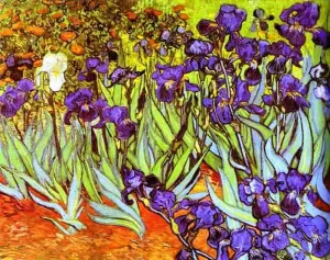 Irises 1889 painting by Vincent van Gogh