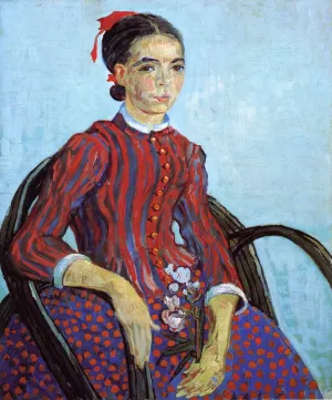La Mousme painting by Vincent van Gogh