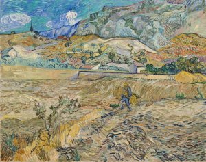 Landscape at Saint-Remy by Vincent van Gogh Oil Painting