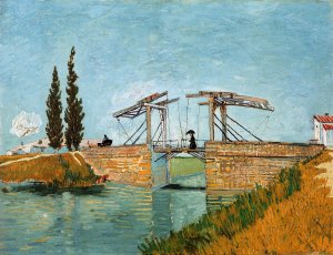 Langlois Bridge at Arles by Vincent van Gogh Oil Painting
