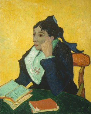 L'Arlesienne; Madame Joseph-Michel Ginoux by Vincent van Gogh Oil Painting