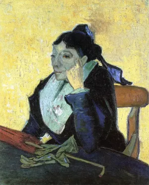 L'Arlesienne, Portrait of Madame Ginoux by Vincent van Gogh Oil Painting