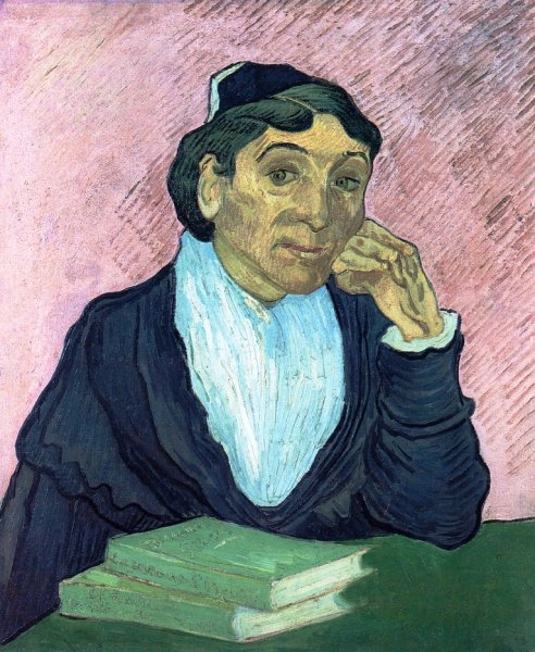 L'Arlesienne, Portrait of Madame Ginoux by Vincent van Gogh - Hand-Painted Oil Painting Reproduction