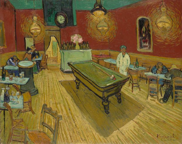 Le cafe de nuit  by Vincent van Gogh - Hand-Painted Oil Painting Reproduction