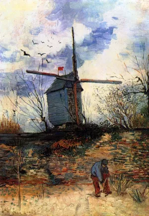 Le Moulin de la Galette by Vincent van Gogh - Oil Painting Reproduction