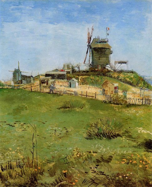 Main Product Photo of Le Moulin de la Gallet Painting by Vincent van Gogh