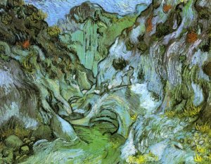 Le Peiroulets Ravine Oil painting by Vincent van Gogh