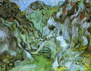 Le Peiroulets Ravine by Vincent van Gogh - Oil Painting Reproduction
