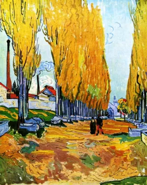 Les Alychamps by Vincent van Gogh Oil Painting