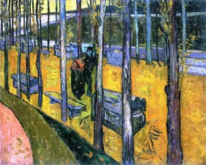 Les Alychamps, Autumn by Vincent van Gogh - Oil Painting Reproduction