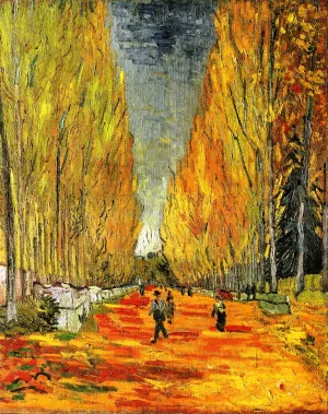 Les Alychamps by Vincent van Gogh Oil Painting