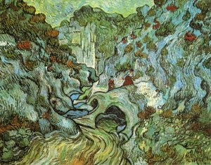 Les Peiroulets Ravine by Vincent van Gogh Oil Painting