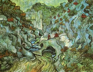 Les Peiroulets Ravine by Vincent van Gogh - Oil Painting Reproduction