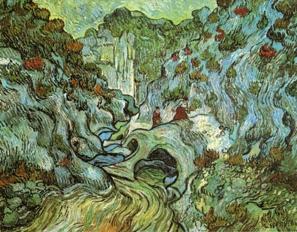Les Peiroulets Ravine by Vincent van Gogh - Hand-Painted Oil Painting Reproduction