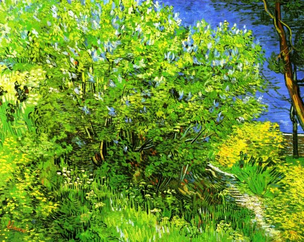 Lilacs by Vincent van Gogh - Hand-Painted Oil Painting Reproduction