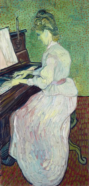 Marguerite Gachet at the Piano by Vincent van Gogh Oil Painting