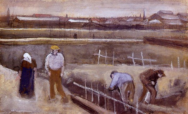 Main Product Photo of Meadows Near Rijswijk Painting by Vincent van Gogh