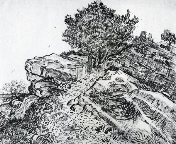 Montmajour by Vincent van Gogh - Hand-Painted Oil Painting Reproduction