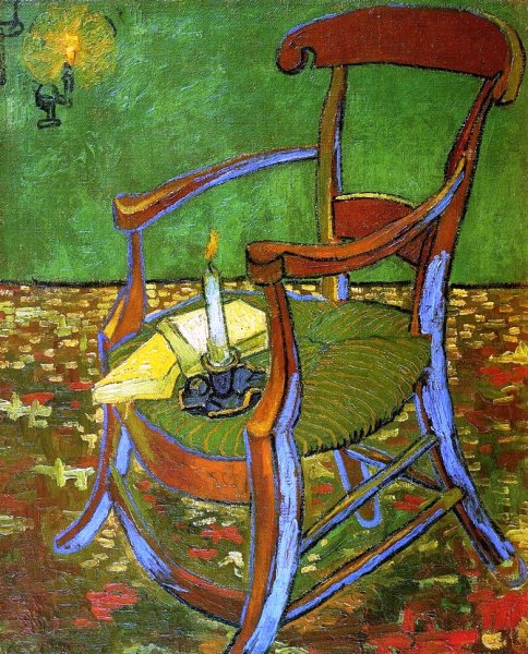 Main Product Photo of Paul Gauguin's Armchair Painting by Vincent van Gogh