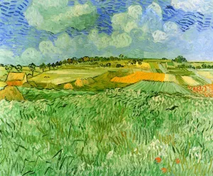 Plain Near Auvers by Vincent van Gogh - Oil Painting Reproduction