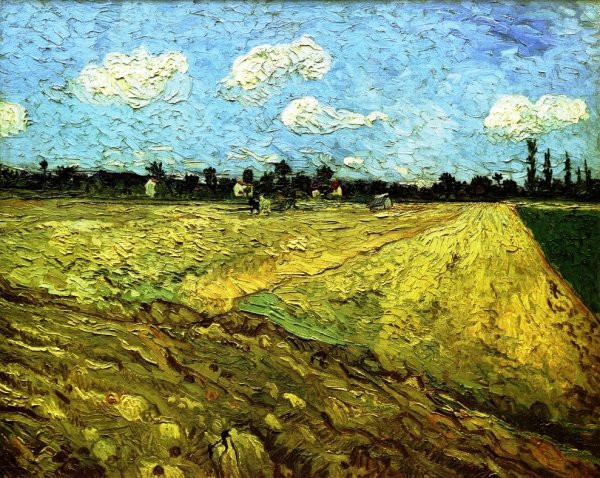 Main Product Photo of Plowed Field Painting by Vincent van Gogh