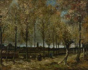Poplars near Nuenen by Vincent van Gogh Oil Painting