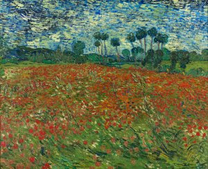 Poppy Field by Vincent van Gogh Oil Painting