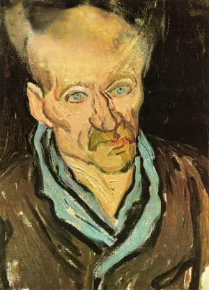 Portrait of a Patient in Saint-Paul Hospital by Vincent van Gogh - Oil Painting Reproduction