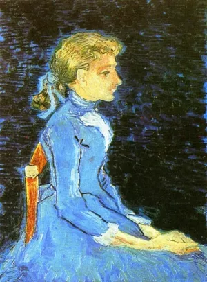 Portrait of Adeline Ravoux II by Vincent van Gogh - Oil Painting Reproduction