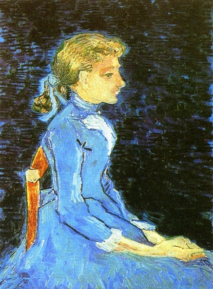 Portrait of Adeline Ravoux II by Vincent van Gogh - Hand-Painted Oil Painting Reproduction