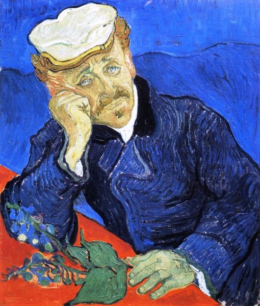 Main Product Photo of Portrait of Doctor Gachet II Painting by Vincent van Gogh