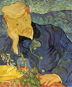 Portrait of Doctor Gachet Oil painting by Vincent van Gogh